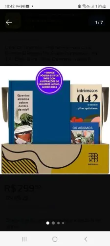 VENDO BOX INTRINSECOS 42  OS ABISMOS + REVISTA + BRINDE