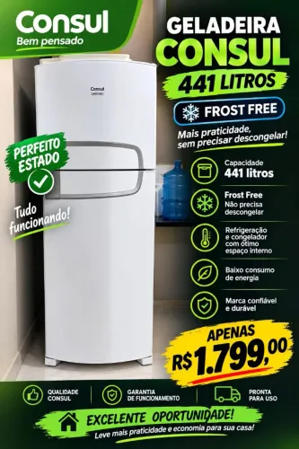 Geladeira seminova
