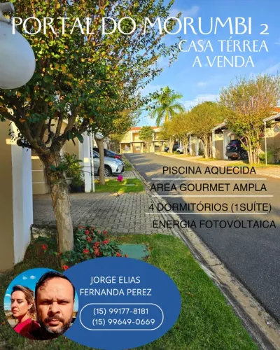 Casa térrea a venda Portal Morumbi 2 Sorocaba
