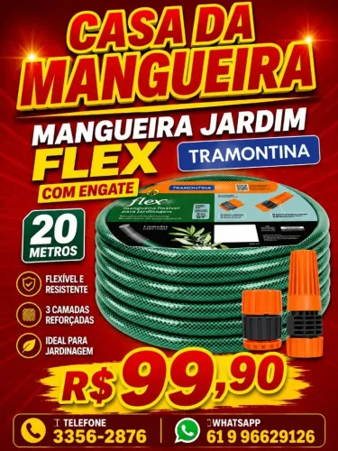 MANGUEIRA JARDIM FLEX ESP C/ENG 20M