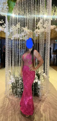 Vestido de festa longo modelo sereia - formatura - casamento