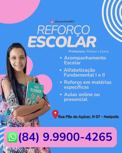 Aula de Reforço - Neópolis e Conjunto Pirangi