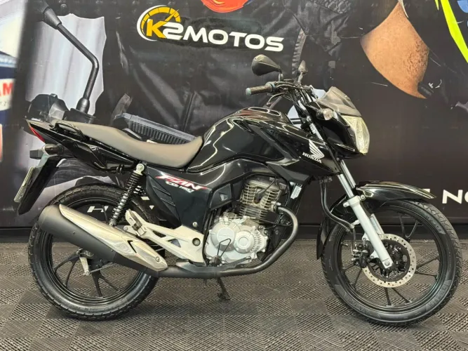 HONDA CG 160 FAN Flex 2022 Preta * 24500KMS
