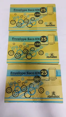 Kit com 3 caixas com 100 envelopes por caixa Total de 300 envelopes