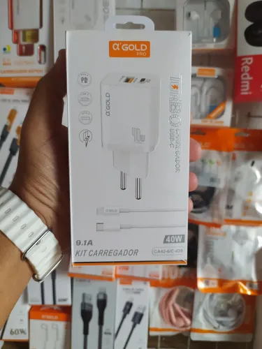 Carregador Turbo A'Gold para iPhone 