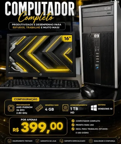 COMPUTADOR COMPLETO POR APENAS R$399