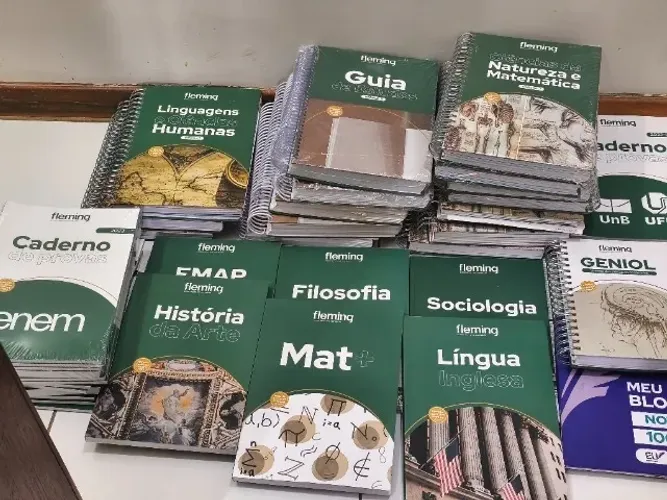 Apostilas Fleming 2024 - Pré-Vestibular Completo | 38 Livros