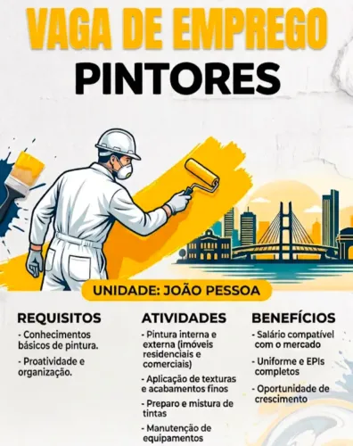 Precisamos de pintores