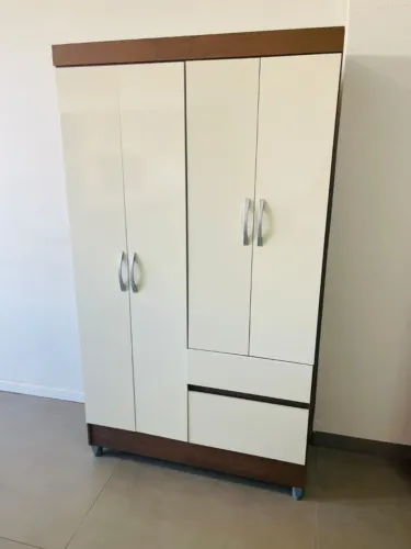 GUARDA ROUPA SOLTEIRO 4 PORTAS NOVO