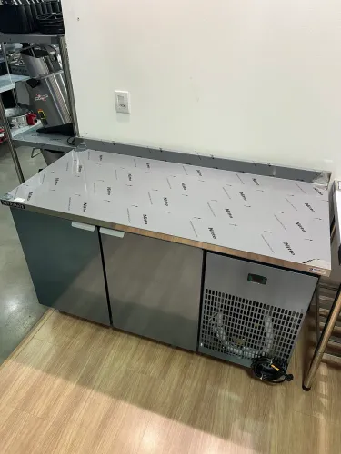 Balcão de serviço refrigerado 1.50m novo pronta entrega
