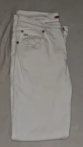 Calça Branca Lacoste L!VE Original - Slim Fit