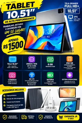 Tablet Revenger RG-TB711 LACRADO COM GARANTIA
