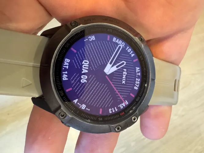 Relógio Garmin Fênix 6x Sapphire