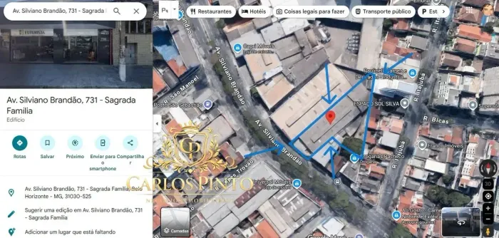 Imóvel para aluguel e venda possui 2403 metros quadrados em Sagrada Família - Belo Horizon