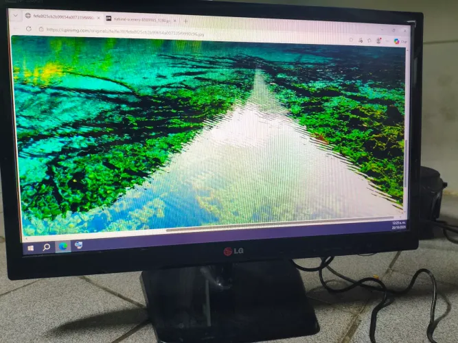 ?TV Monitor LG 22" LED IPS (HDMI / VGA / Antena) Para PC, Notebook ou TV