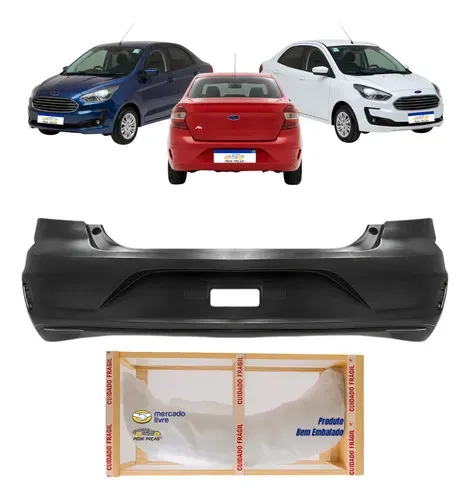Parachoque Traseiro Ford Ka Sedan 2019 2020 2021 Novo