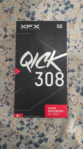 PLACA DE VÍDEO RADEON RX 7600 XFX - EXCELENTE ESTADO