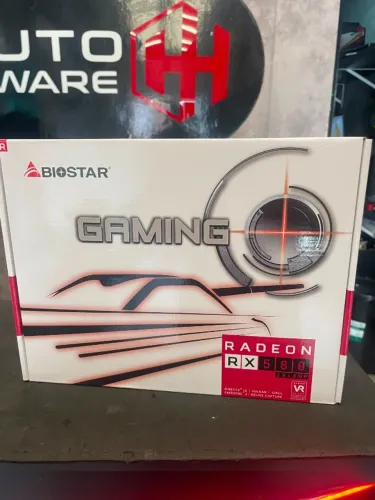  Placa de vídeo Radeon RX 580 8gb Biostar Branca