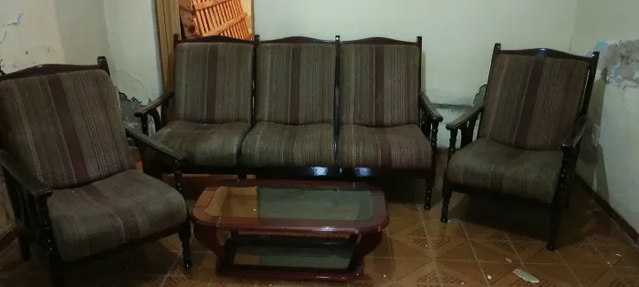 Jogo de sofá antigo