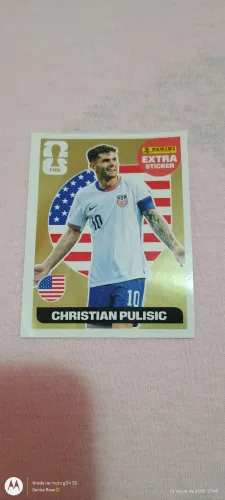 Figurinha Lendária 2026 Ouro Christian Pulisic