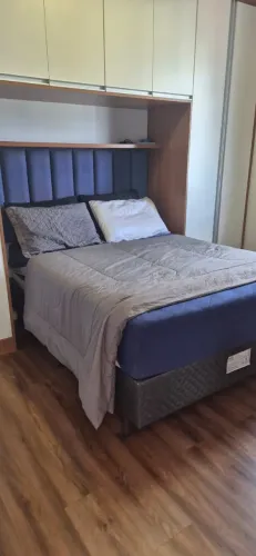 Cama de casal box com colchão