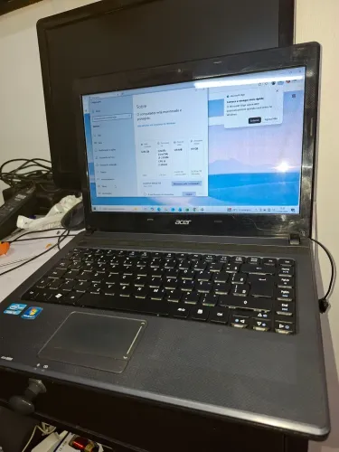 Notebook acer i3  - 12 gb de memória hd ssd 240gb com garantia 