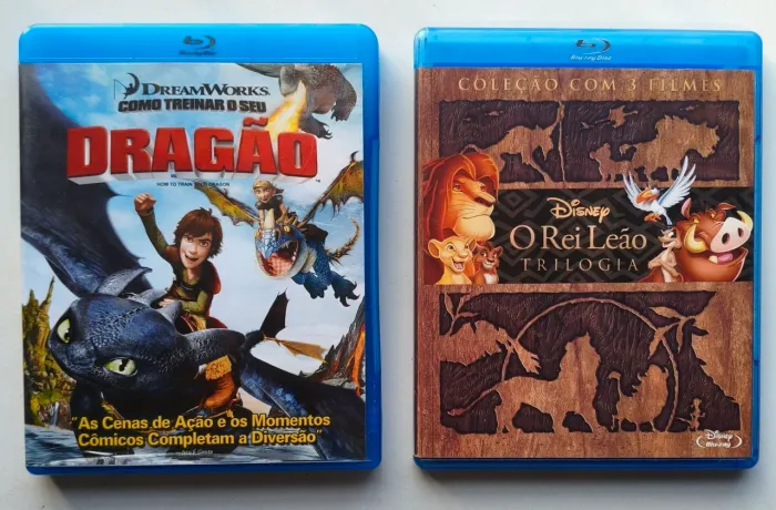 Trilogia O Rei Leão + Como treinar o seu dragão (Blu-ray)