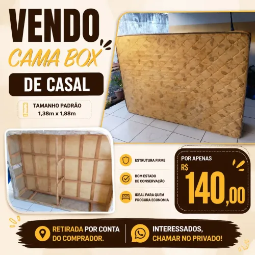Cama box de casal