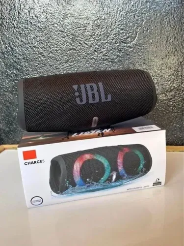 Caixa de Som Bluetooth JBL Charge 5 Led Novo (Garantia)