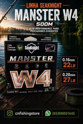 Linha multifilamento Manster 4x Seaknight