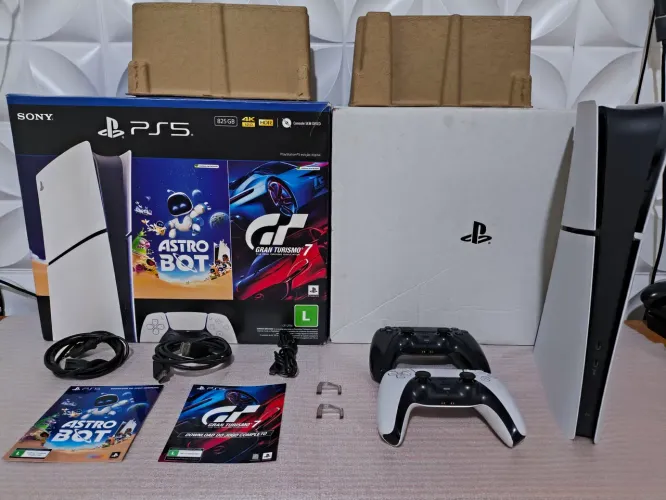 PS5 Slim Impecável - LEIA! - Pego seu PS4 Slim, Séries S ou Switch Desbloqueado no Abate 