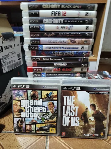 Lote de jogos de PS3 (25 jogos)