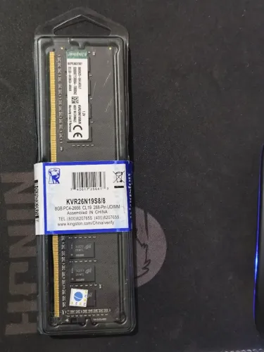 Memória Kingston 8gb ddr4 nova