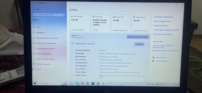 Notebook HP 640 G2
