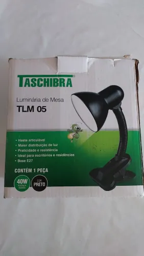 Luminária de mesa Taschibra TLM 05 Preto