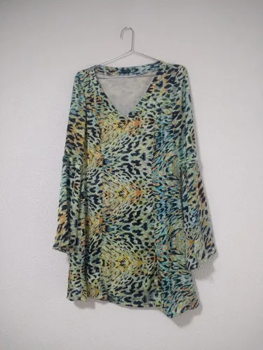 Vestido manga longa P