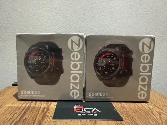 SmartWatch Zeblaze Stratos 4 Abyss Black - Novo e Lacrado - Pronta Entrega!!