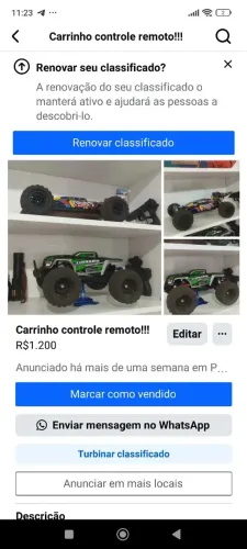 Carrinho de controle remoto !!!!