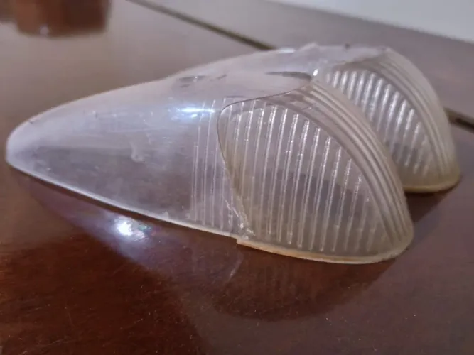 Par Lentes Cristais Piscas Fusca 61 a 64