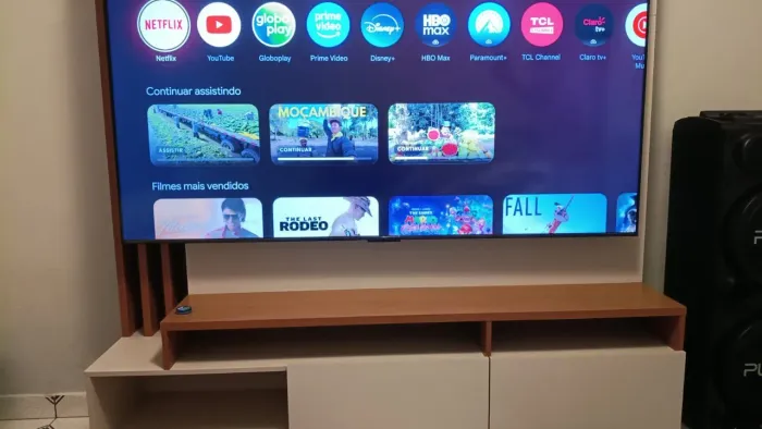 Tv smart 75 TCL QLED já com painel