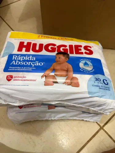 Fralda Huggies tamanho G