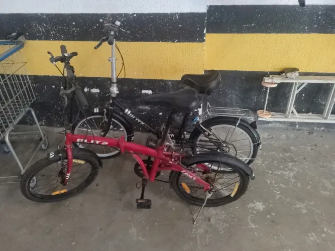 2 BICICLETAS BLITZ DOBRÁVEIS ARO 20 - IDEAL PARA AS BARCAS!