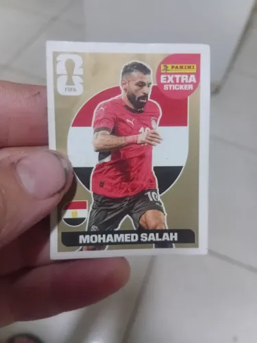 Figurinha mohamed salah legend gold 2026.