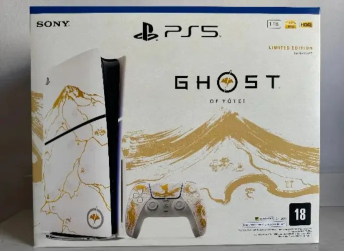 Vendo PS5 slim edição limitada Ghost of Tsushima zero 15 dias de comprado