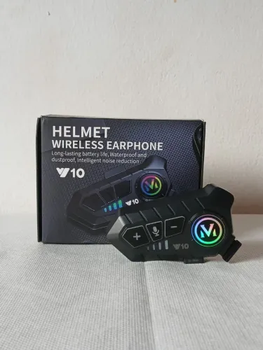 Fone bluetooth para Capacete de moto  - Controle de voz | Resistente à água 
