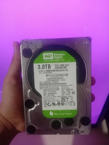 HD 3TB Western Digital Caviar Green (SATA / 3.5) - Excelente Estado