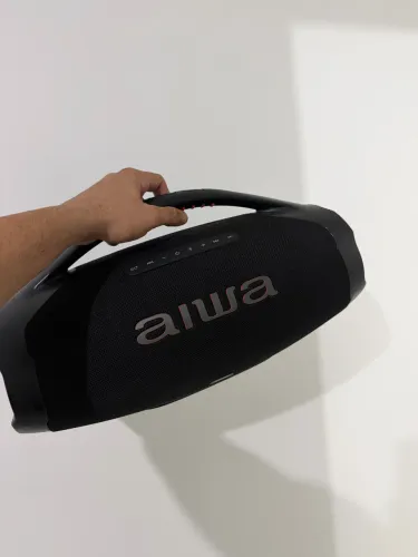 CAIXA DE SOM BOOMBOX AIWA NOVA