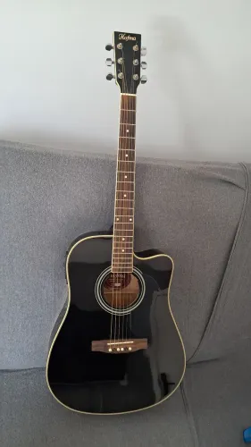 Violão folk hofma eletrico