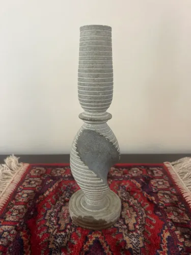 Castiçal em pedra sabão 