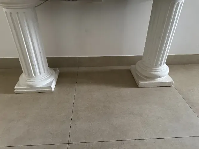2 colunas gregas gesso decoração